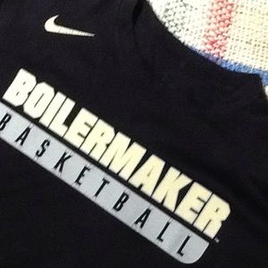 Purdue Boilermaker Basketball Microfiber Tee shirt